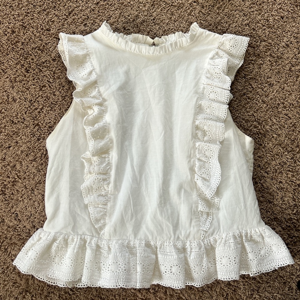 coquette eyelet top
